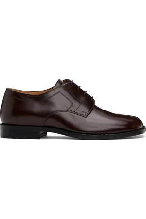 Maison Margiela Brown Tabi Lace-Up Oxfords
