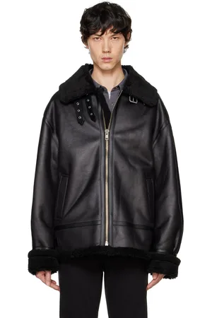 DUNST Loose-Fit Faux-Leather Jacket