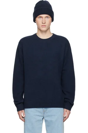 THE ELDER STATESMAN Simple Crew Sweater