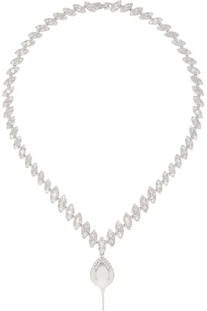 OTTOLINGER SSENSE Exclusive Silver & Diamond Dip Necklace