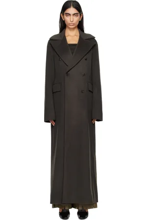 Nanushka Gray Damira Coat