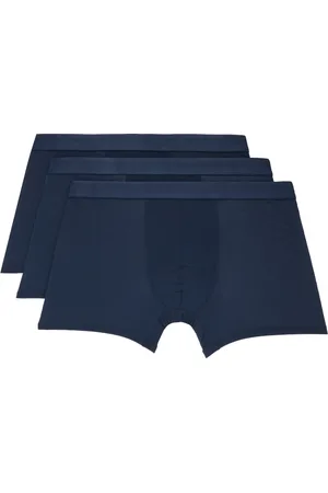 CDLP Three-Pack Navy Boxer Briefs