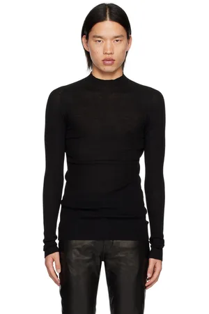 Rick Owens Black Porterville Level Lupetto Sweater