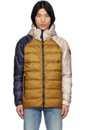Canada Goose Blue & Tan Black Label Legacy Reversible Down Jacket