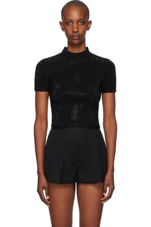 Alexander Wang Crystal Hotfix T-shirt