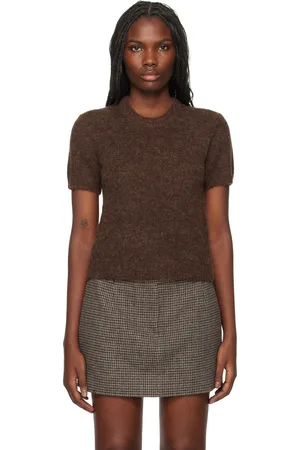 THE GARMENT Brown Verbier Mini Sweater