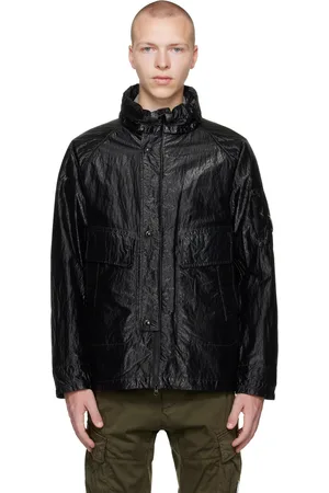 C.P. Company Black Hooded Jacket