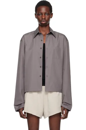 RIER Gray Popeline Shirt