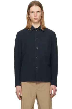 BARENA Navy Cedrone Arela Overshirt
