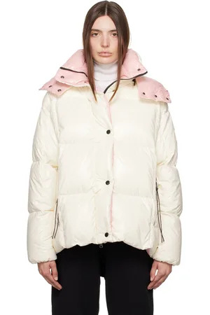 Moncler Off-White & Pink Parana Down Jacket