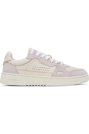 Axel Arigato Beige & Purple Dice Lo Sneakers