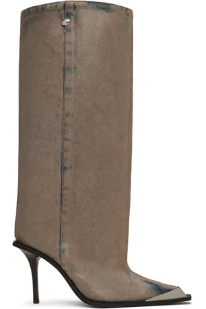 Diesel Taupe D-Tona Wb Tall Boots