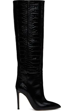 PARIS TEXAS Black Stiletto Tall Boots
