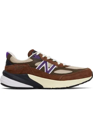 New Balance Brown Made in USA 990v6 Sneakers