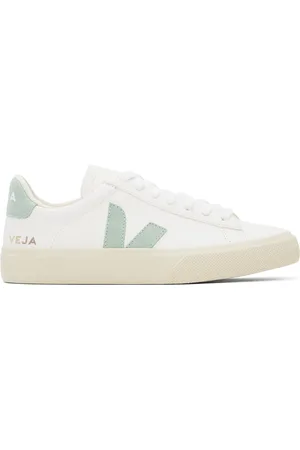 Veja White Campo ChromeFree Leather Sneakers