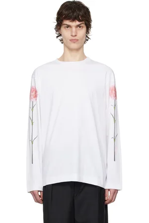 Simone Rocha Carnation Print Long Sleeve T-shirt