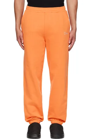 DIME Orange Embroidered Sweatpants