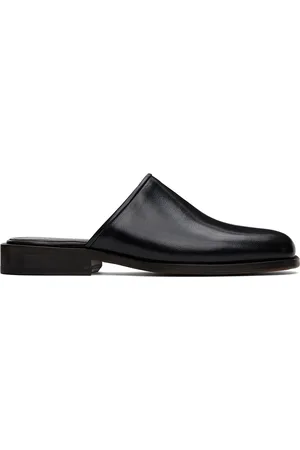 LEMAIRE Black Square Mules