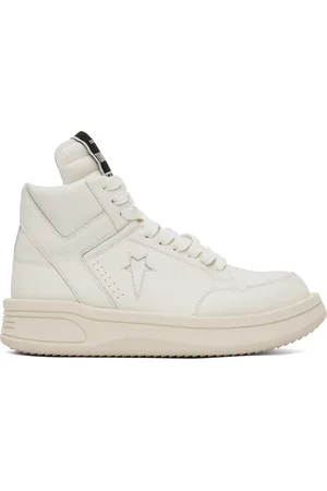 Rick Owens White Converse Edition TURBOWPN Sneakers