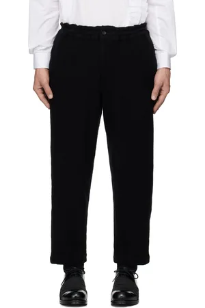 Comme des Garçons Black Tapered Wool Trousers