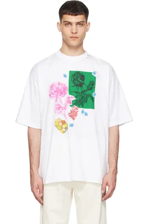 Marni White Flower Prints T-Shirt