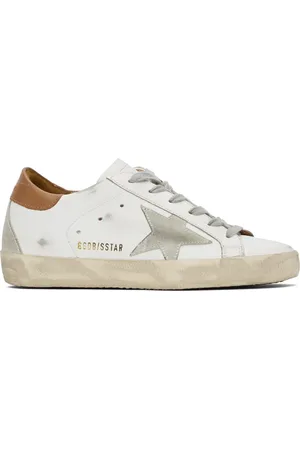Golden Goose White Super-Star Sneakers
