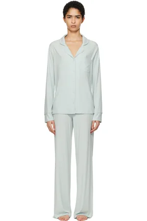 SKIMS Blue Soft Lounge Sleep Pyjama Set