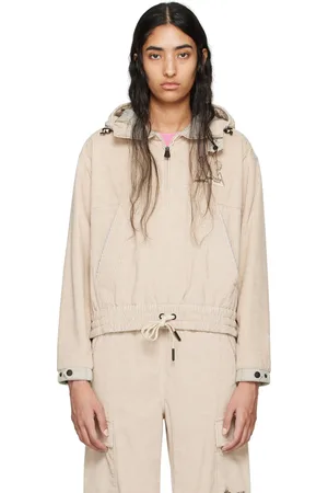 Moncler Beige Half-Zip Jacket