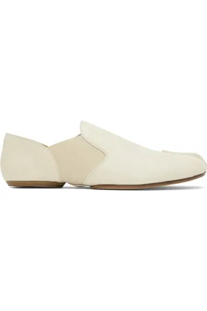 Maison Margiela Off-White Elasticized Tabi Loafers