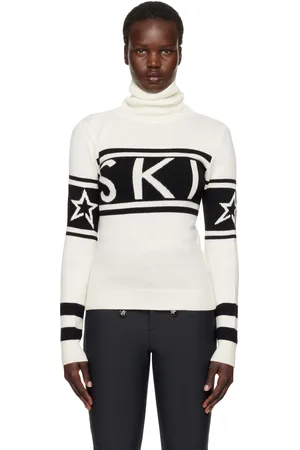 Perfect Moment White Schild Merino Wool Turtleneck