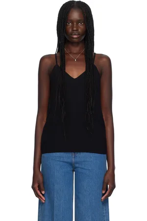 Totême Black V-Neck Camisole