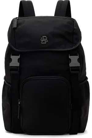 HUGO BOSS Black Leather Backpack