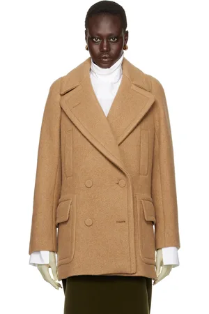 DRIES VAN NOTEN Tan Short Coat