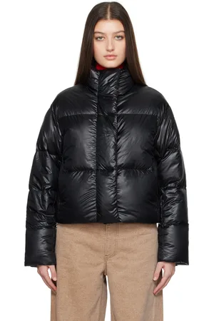 Canada Goose Black Cypress Cropped Down Jacket