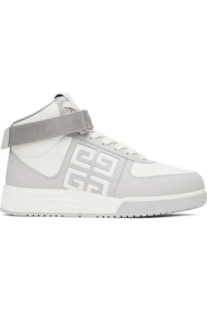Givenchy White & Gray G4 Sneakers