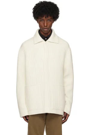 Ermenegildo Zegna Off-White Wool and Cashmere Chore Jacket
