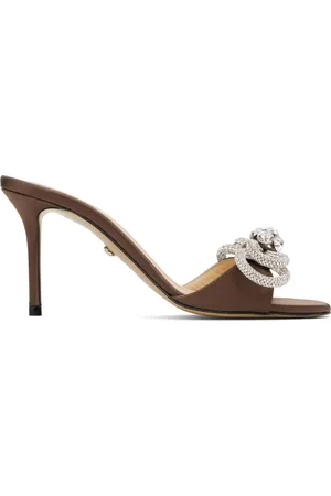 Mach & Mach 85mm Double Bow Heeled Sandals