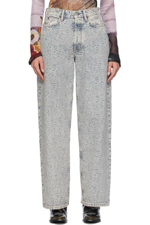 Acne Studios Blue Loose Monogram 1981 Jeans