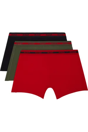 HUGO BOSS Three-Pack Multicolor Boxer Briefs