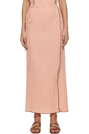 Baserange Pink Shok Maxi Skirt