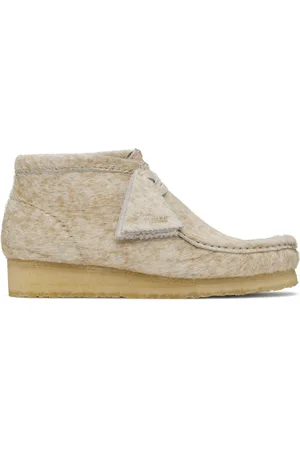 Clarks Beige Wallabee Boots