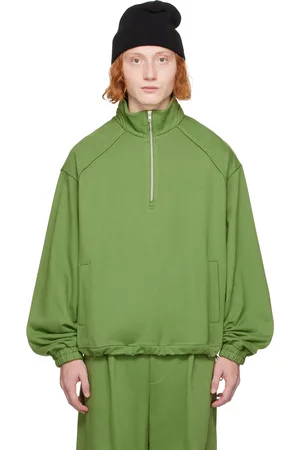 JUUN.J Green Quarter-Zip Sweater