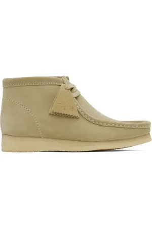 Clarks Taupe Wallabee Desert Boots