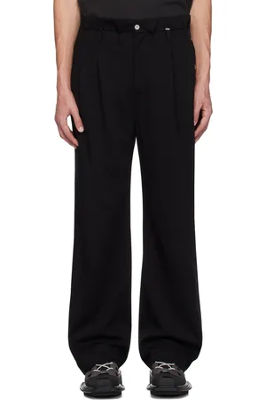 C2H4 Black Vrille Trousers