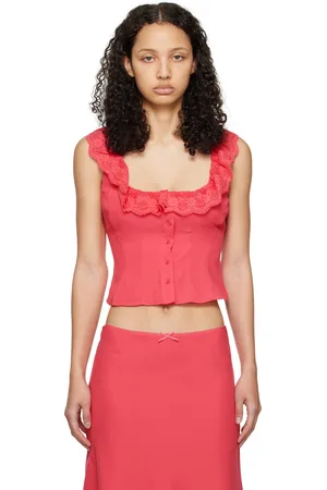 DANIELLE GUIZIO Pink Paloma Top