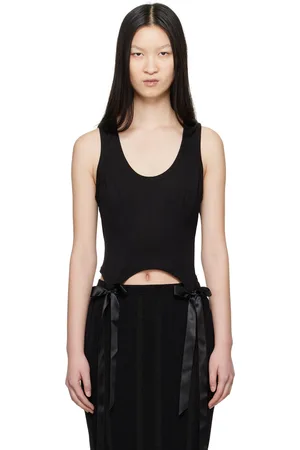 Simone Rocha Bow Tail Easy Tank Top
