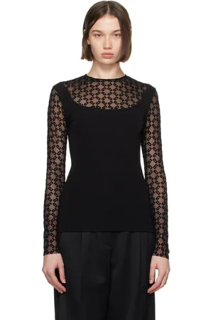 Givenchy Black Slim Fit Monogram 72 T-shirt