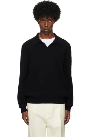 Ermenegildo Zegna Black Oasi Cashmere Polo