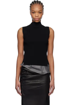 Victoria Beckham Mock Neck Top