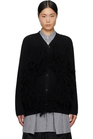 Comme des Garçons Black Fringe Cardigan